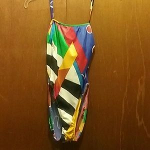 Sirena multi colored one piece swim suit